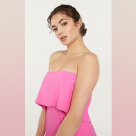 NWT LIKELY Flouncy Driggs Mini Dress Pink Sugar 10 - Picture 4 of 7